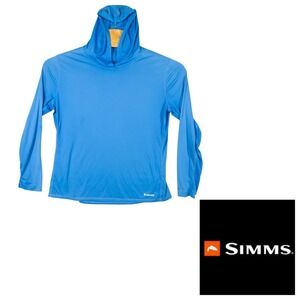 Simms‎ Fishing Solar Flex UPF 50+ Hooded Shirt Womens XL Gorpcore Outdoors